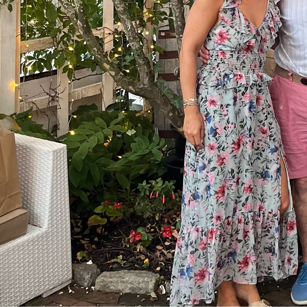 ASTR Ruffle Floral Dress